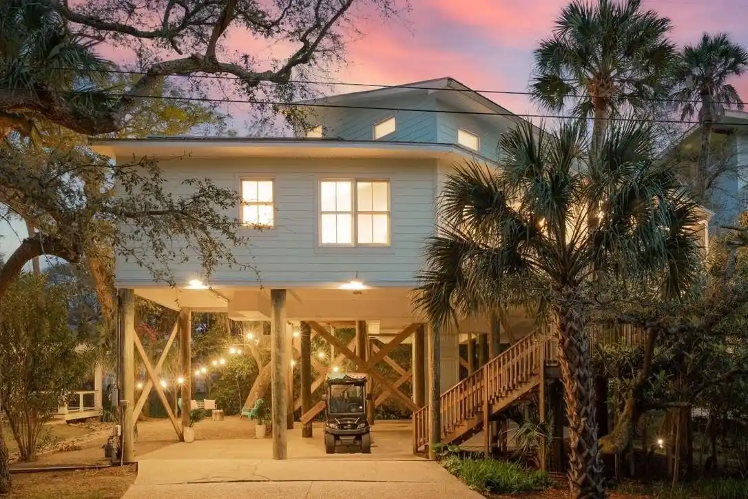 Elevated Home Blocks from the Beach