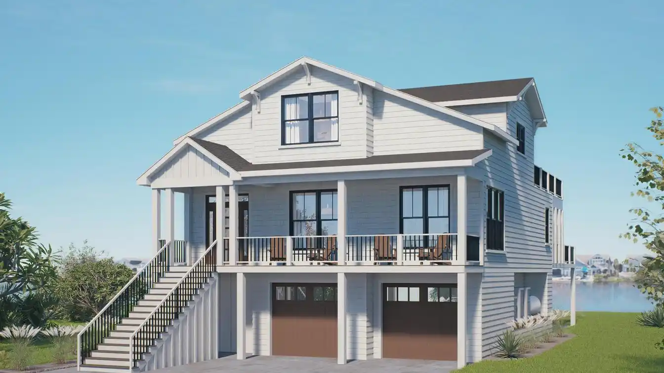 Brand New Bayfront Home with Pool