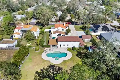Stately Spanish Mediterranean Revival Pool Home