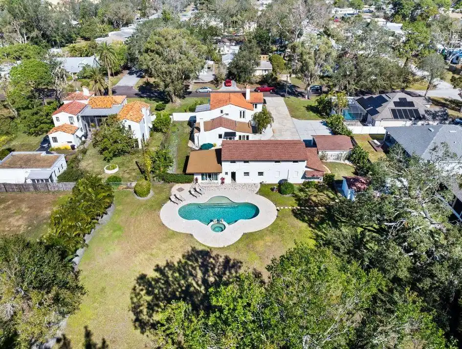 Stately Spanish Mediterranean Revival Pool Home