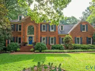 Elegant Brick-Front Colonial Home