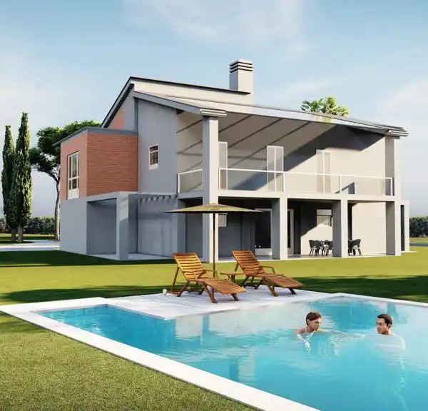 VILLA SURROUNDED BY GREENERY WITH PANORAMIC VIEWS OF LAKE GARDA AND PRIVATE PARK