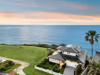 Architectural Coastal Masterpiece with Heated Mineral Lap Pool