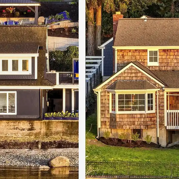 TWO-HOME LOW BANK WATERFRONT SANCTUARY
