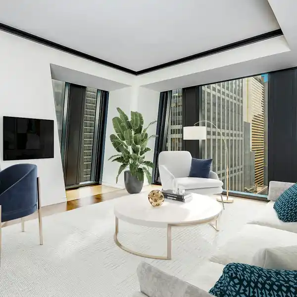 LARGE CORNER ONE-BEDROOM RESIDENCE