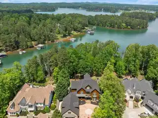 Exquisite Custom-Built Craftsman Lakefront Estate