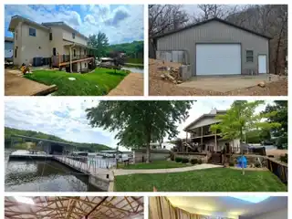 Turnkey Lakefront Retreat with Multiple Garages