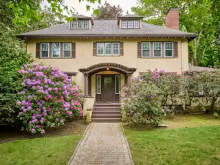 Fisher Hill Colonial with Timeless Architectural Charm