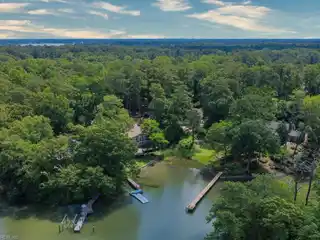 Mid-Century Contemporary Waterfront Home