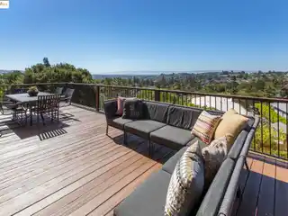 Mid-Century Modern Home with Sweeping Bay Views