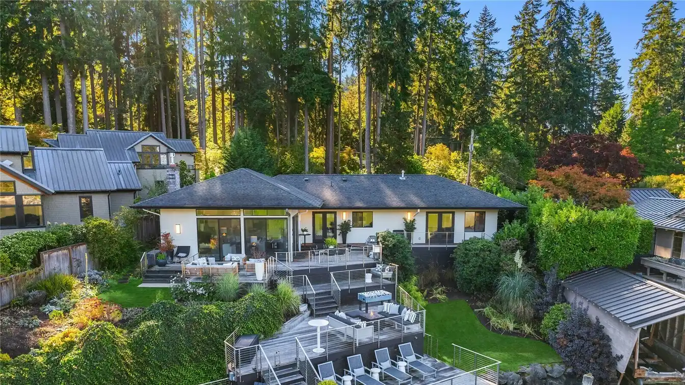 Resort-like Single-level Waterfront Home on Fletcher Bay