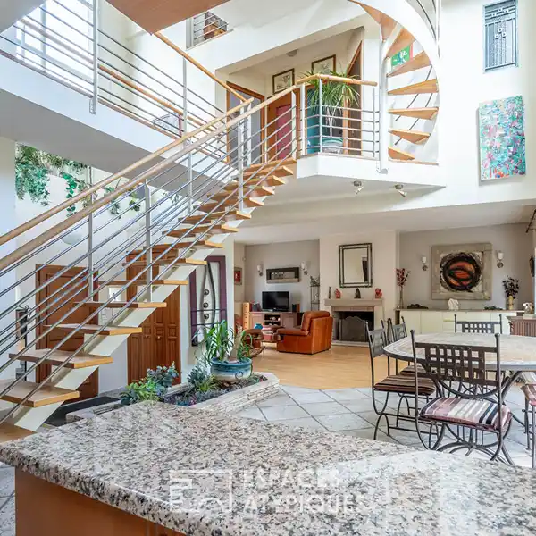 A FOUR-LEVEL WORK OF ART