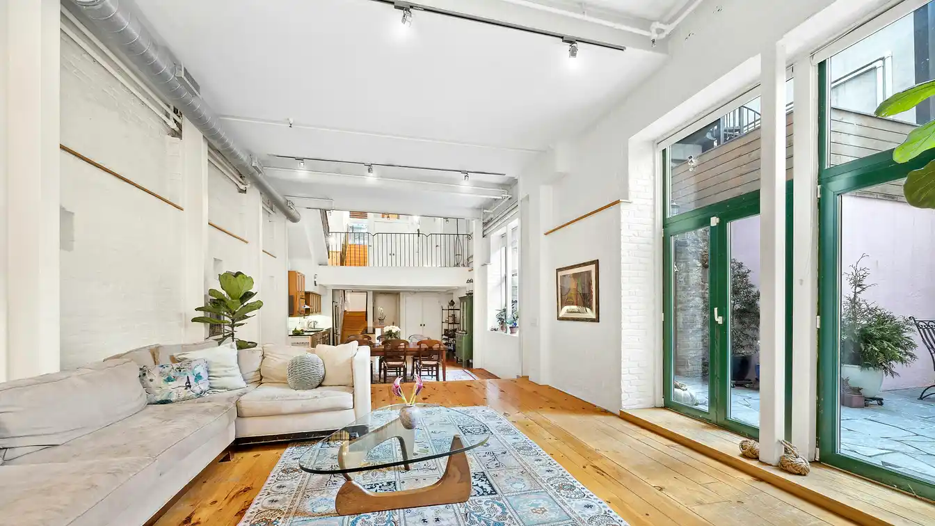 Exceptional East Village Duplex Loft with Private Garden