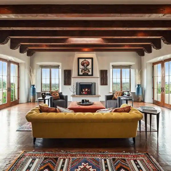 SUBSTANTIALLY REMODELED CLASSIC SANTA FE STYLE HOME