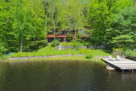 Sun-filled Retreat with Private Lake Access