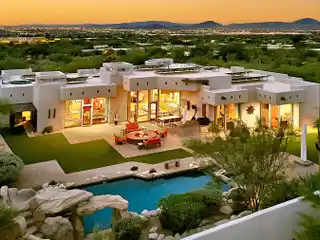 Stunning Southwestern Contemporary Home in Gated Los Cielos