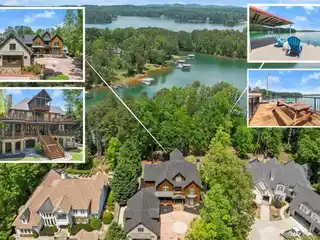 Exquisite Custom-Built Craftsman Lakefront Estate