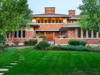 Frank Lloyd Wright-inspired Prairie-style Home