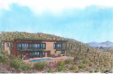 New Contemporary Home in the Enclave at Gates Pass