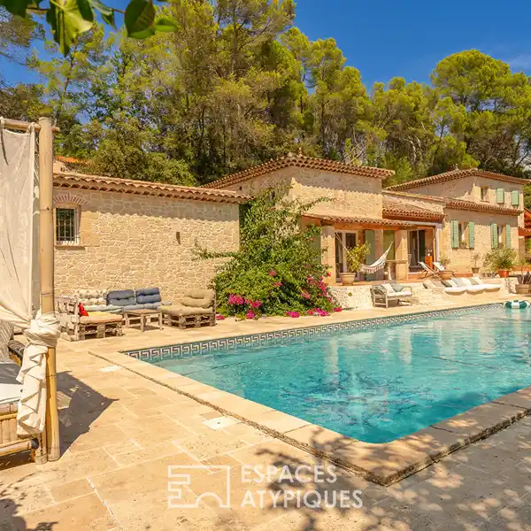 CHARACTERFUL REDESIGNED STONE-CLAD HOUSE