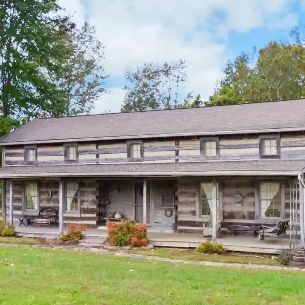 LOG HOME ON 14.5 ACRES