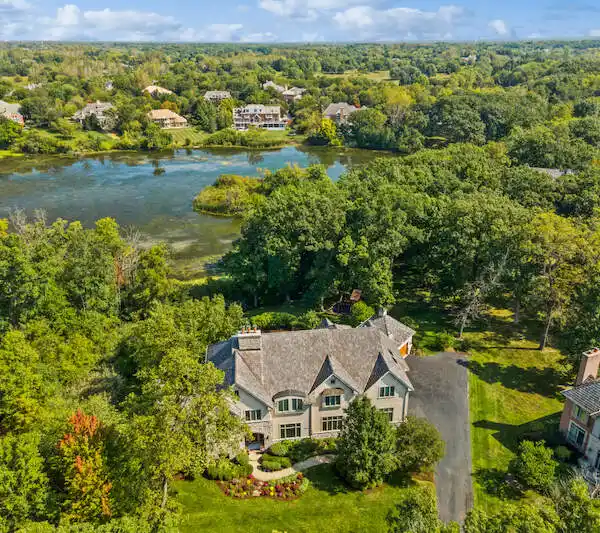 CUSTOM ESTATE ON 1.3 PRIVATE LAKE ACRES