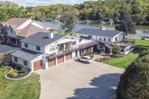Fox River Retreat with Indoor Pool and Private Dock