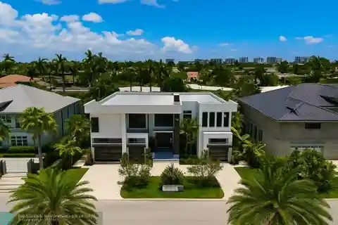 Striking New Construction Modern Waterfront Residence