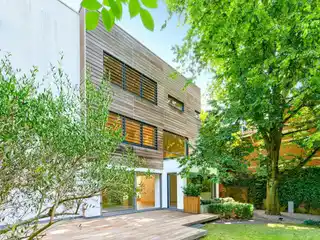 Contemporary Triplex Villa with Private Southwest Garden