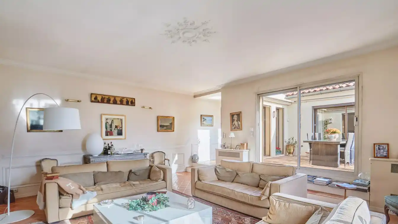 Duplex Apartment on the Top Floors of a Private Mansion