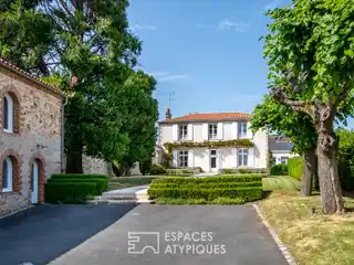 Manor House in a Verdant Setting
