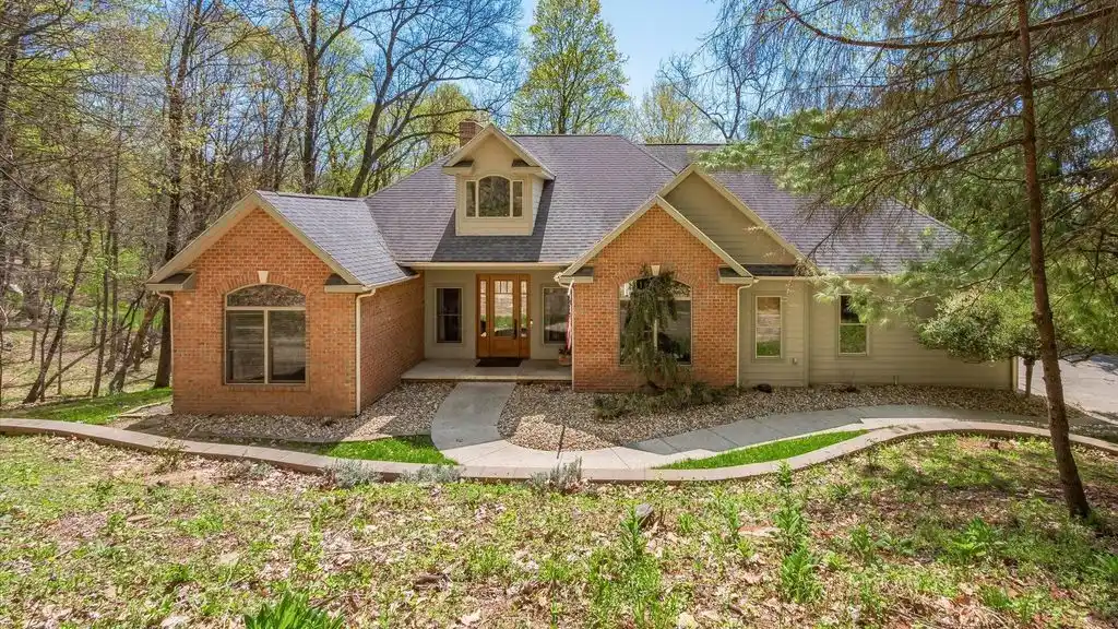 Custom Ranch Home on a Private Wooded Lot