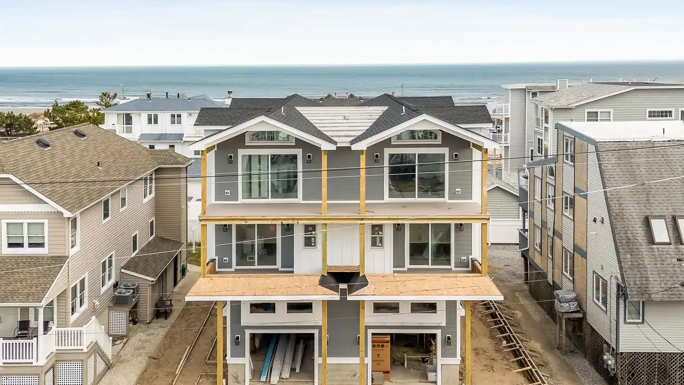 Custom Coastal Retreat Steps from the Beach