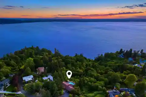 Significant Home Enveloped by Nature