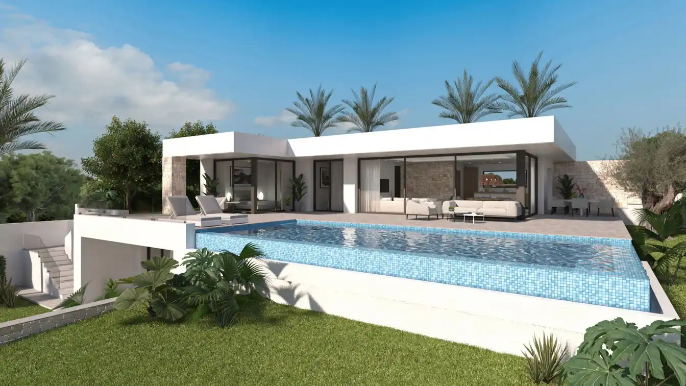 Nice Modern Villa with Open Sea and Montgó Views
