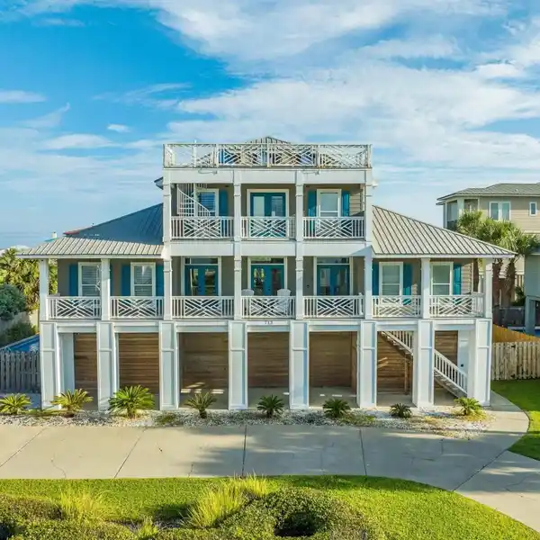 CUSTOM COASTAL HOME WITH UNMATCHED GULF AND SOUND VIEWS