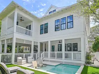 Coastal Elegance Steps from Seaside & Sand