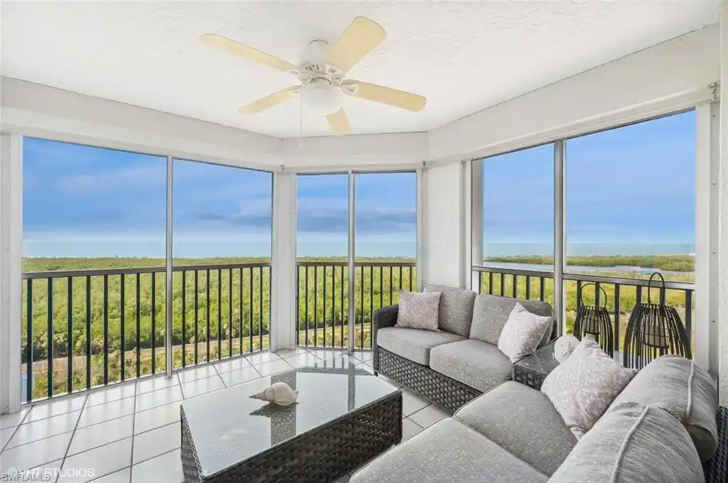 Coastal Contemporary Furnished Condo with Panoramic Gulf View