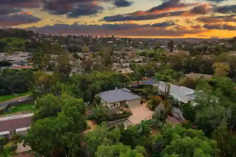 Stained Hardwood Floors and Exposed Wood Beams