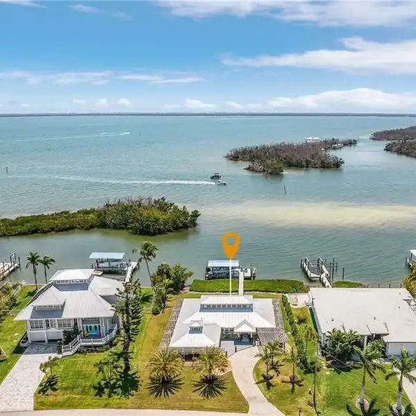 UNIQUE COASTAL STYLE HOME ON SAN CAROLOS BAY