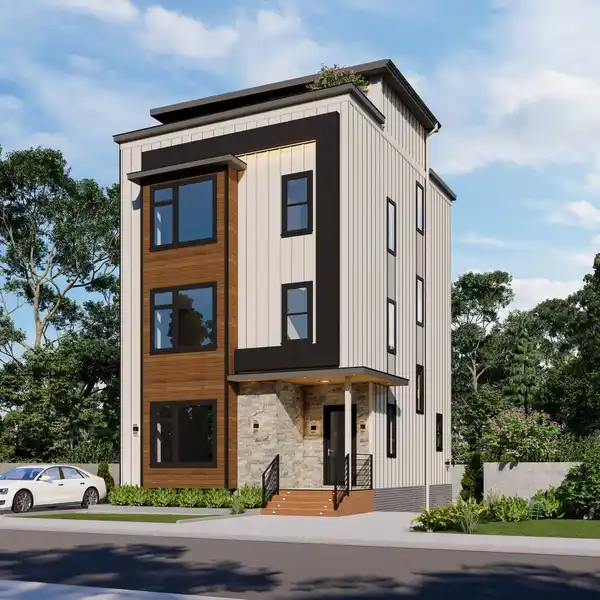 WONDERFUL CUSTOM MODERN HOME WITH ROOFTOP TERRACE