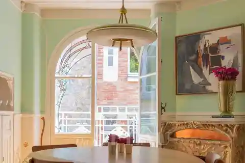 Architectural Landmark Apartment with Balcony Charm