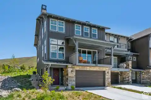 Mountain Modern Row-End Townhome in Hideout