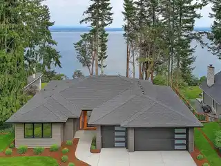 Exceptional New Construction Rambler on Port Susan Bay