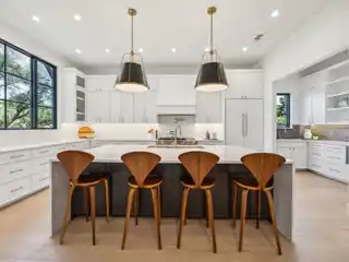 New Construction with Custom Features Throughout