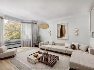 Spacious 1930s Apartment with Fireplace Charm