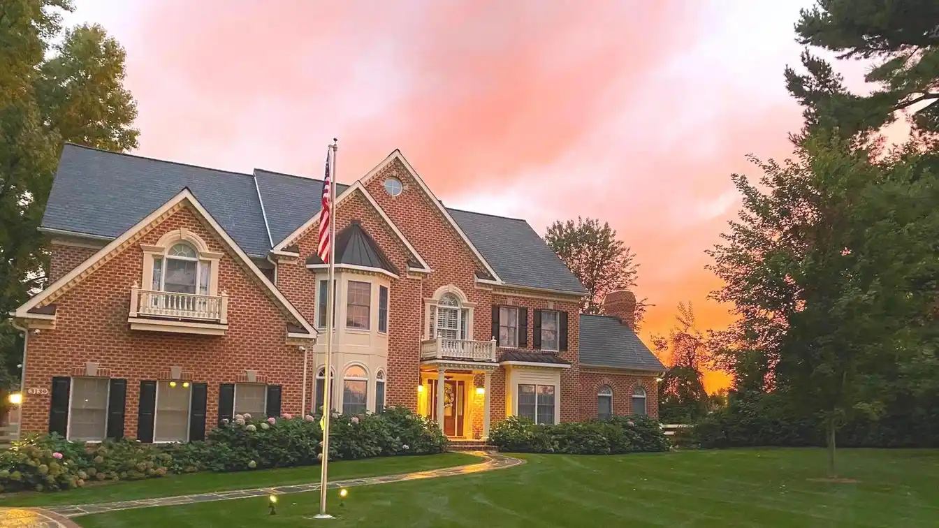 Custom All-brick Colonial in Phenomenal Location