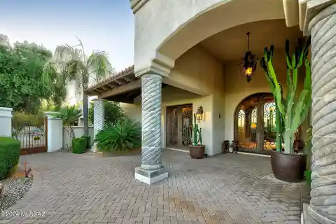 Spanish Colonial Masterpiece in Hacienda Del Sol Estates
