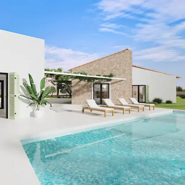 NEWLY BUILT FINCA SITUATED ON A GENEROUS PLOT IN PORTOL