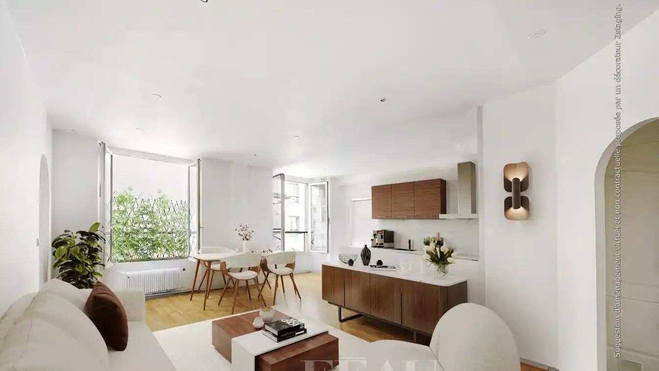 Bright Contemporary Paris Apartment